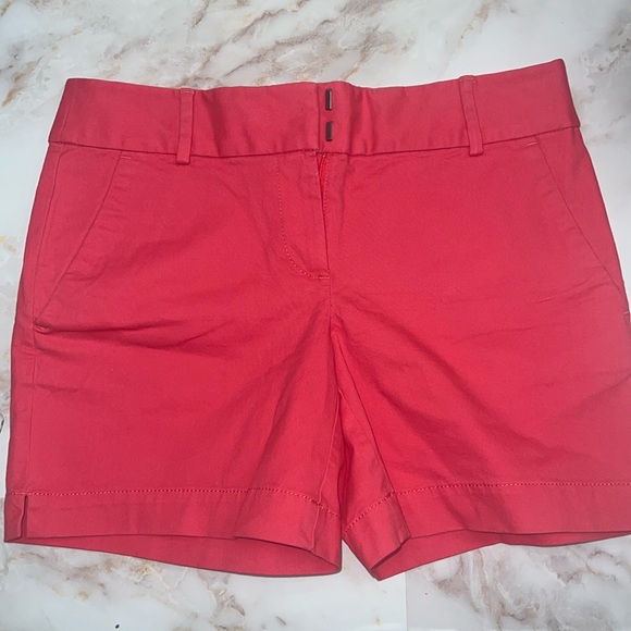 LOFT The Riviera Shorts Pink Women’s Size 2 Stretch Chino 6“ Inseam - Picture 1 of 5